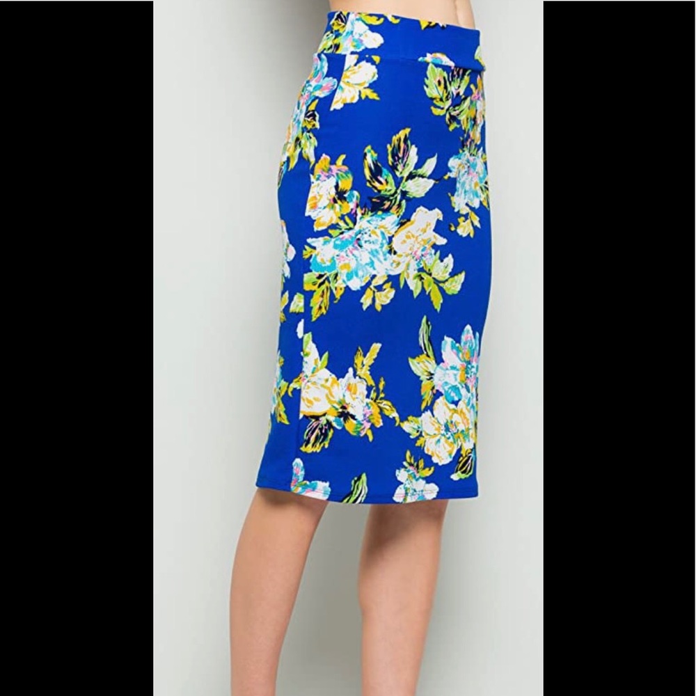 Women's Comfort Stretch Pencil Midi Skirt